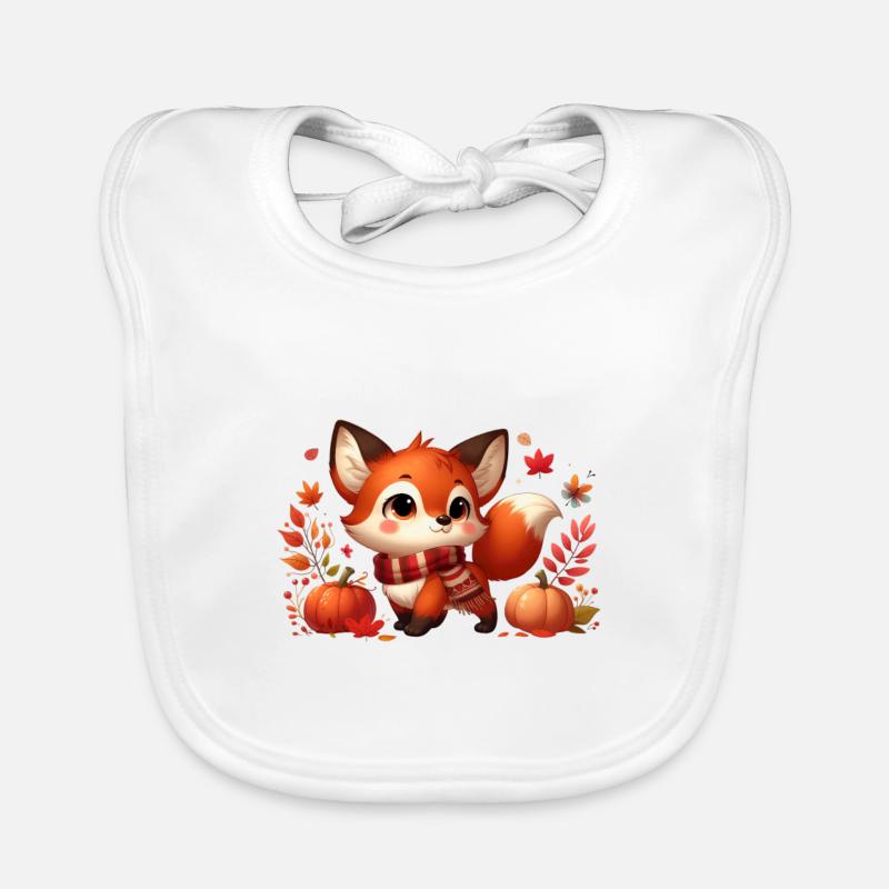 fox autumn 10 Bavoir bio Bébé
