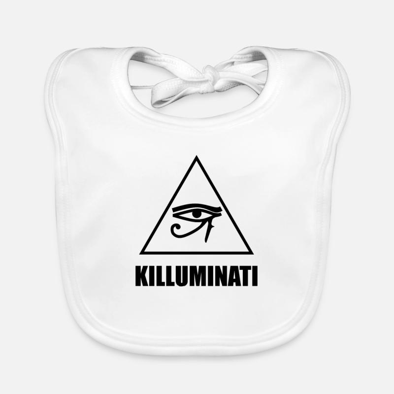 KILLUMINATI - Baby Bio-Lätzchen - Weiß