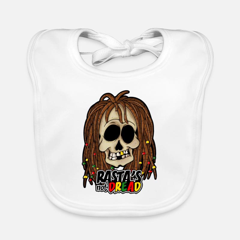 RASTA'S NOT DREAD! REGGAE Organic Baby Bibs