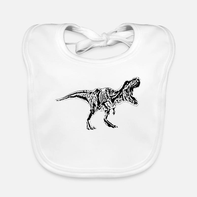 Tyrannosaurus Rex Organic Baby Bibs