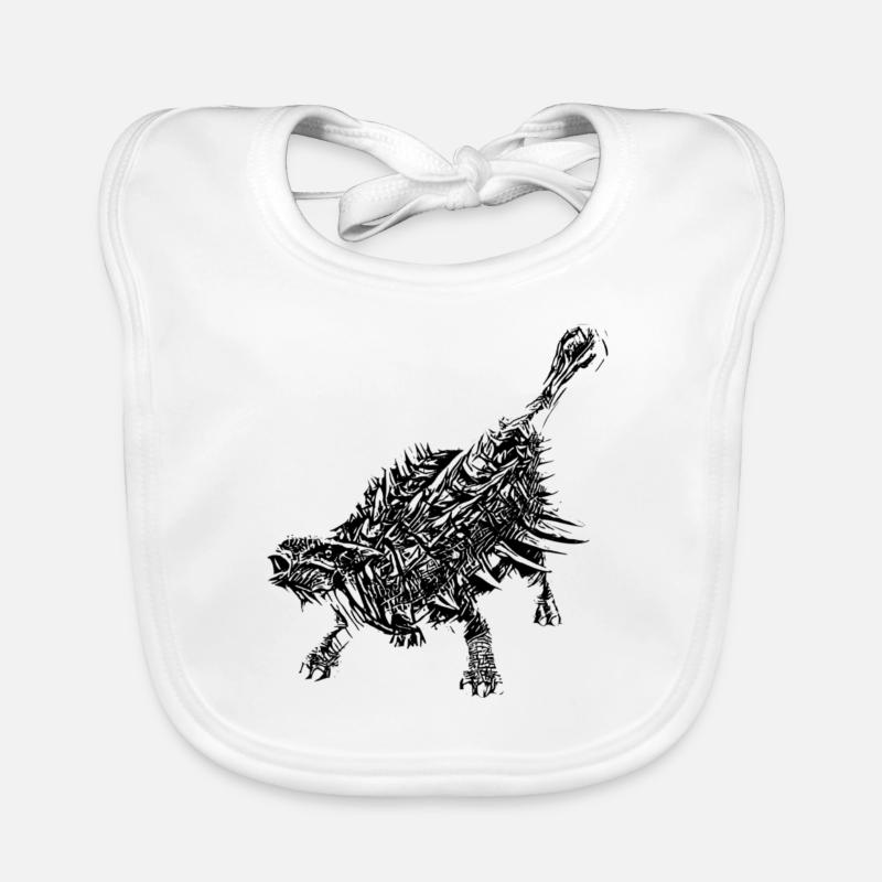 Ankylosaurus Bavoir bio Bébé