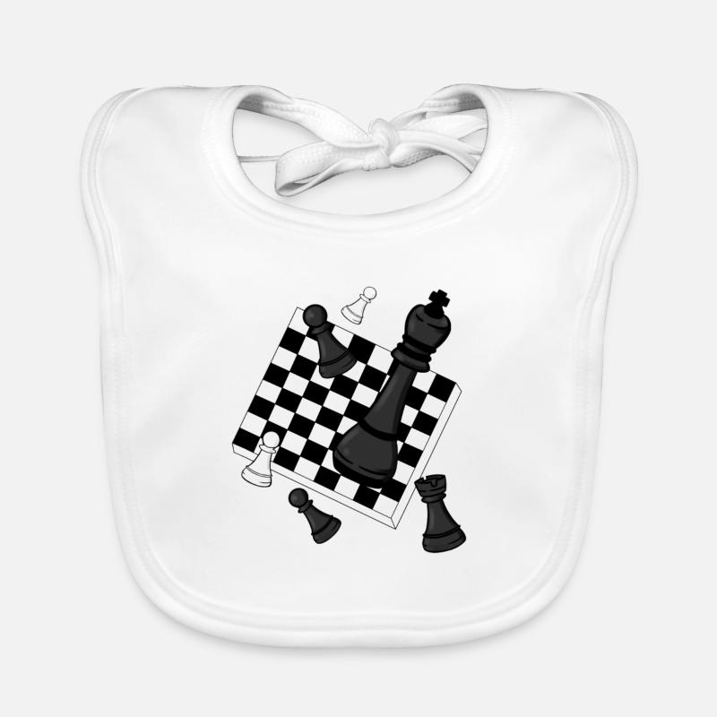 Echecs Bavoir bio Bébé