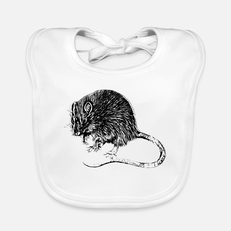 rat Organic Baby Bibs