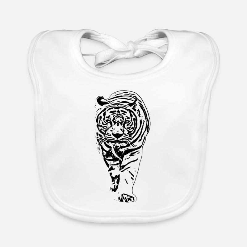 tiger Organic Baby Bibs
