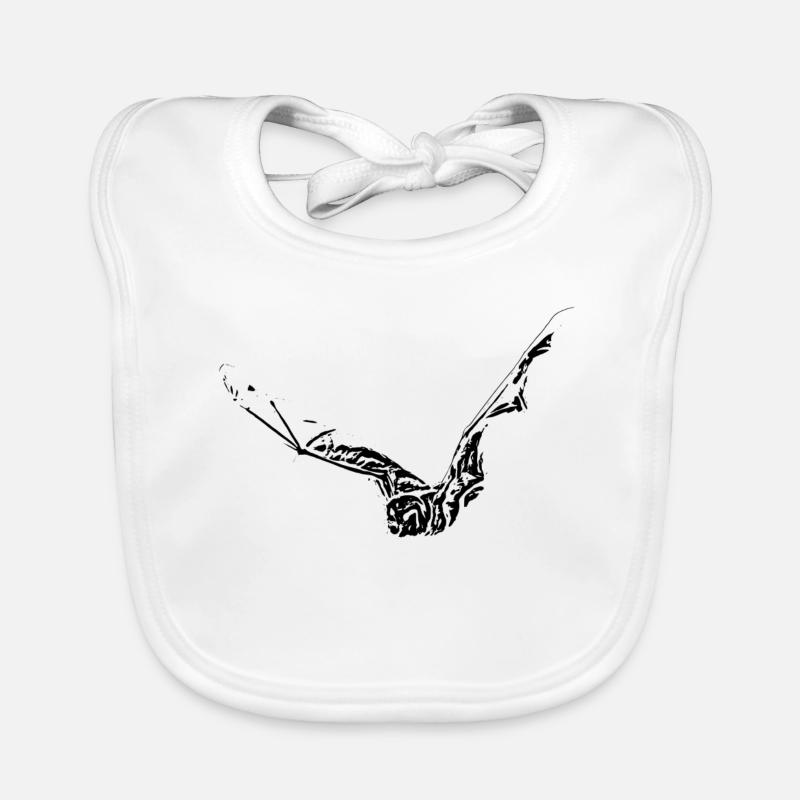 bat Organic Baby Bibs