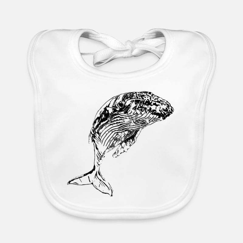 baleine Bavoir bio Bébé