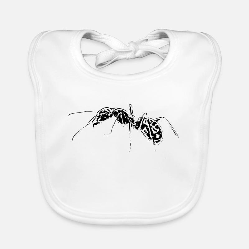 ant Organic Baby Bibs