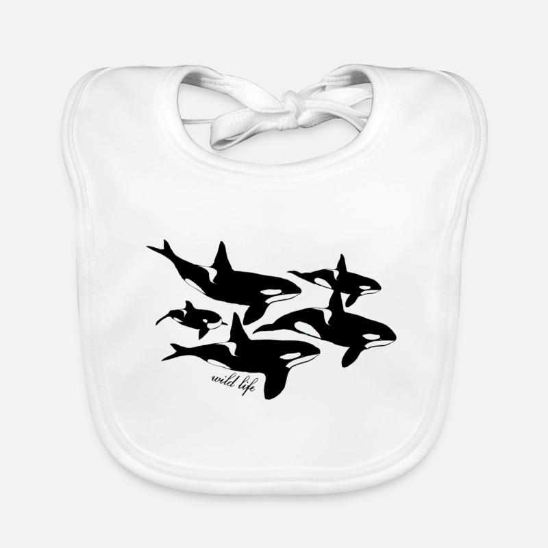 La faune de l'épaulard Bavoir bio Bébé