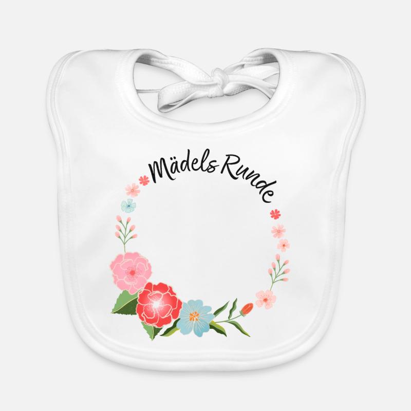 Ronde filles Bavoir bio Bébé