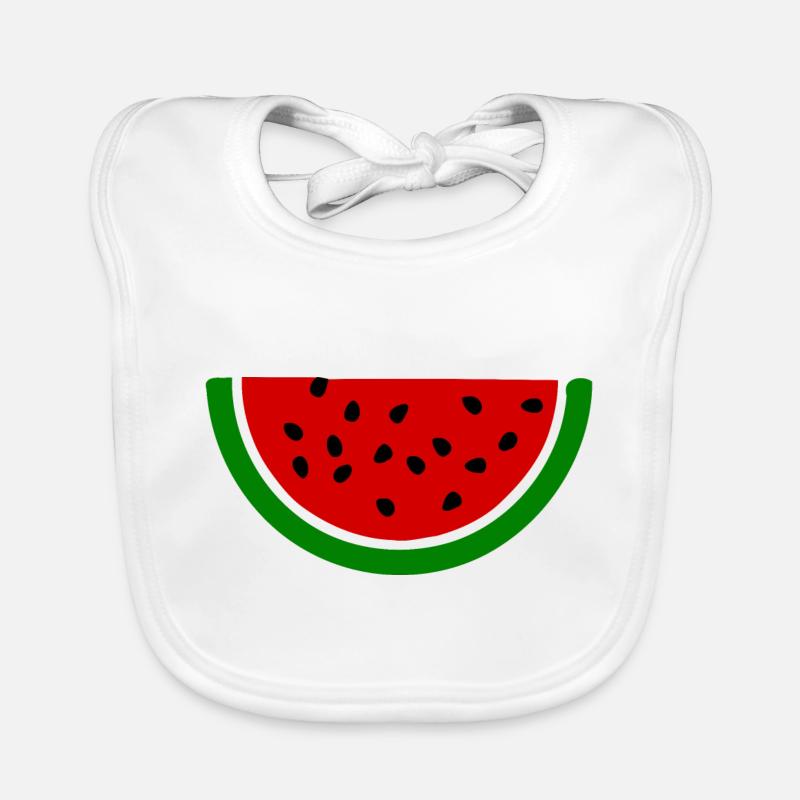 Melon pastèque Bavoir bio Bébé