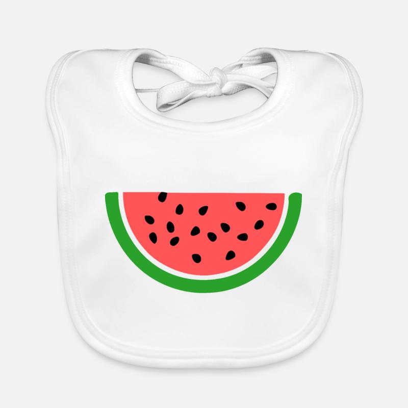 Watermelon melon Organic Baby Bibs