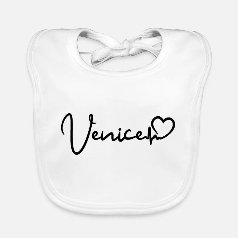 Venice Heartbeat Italy Venice Organic Baby Bibs