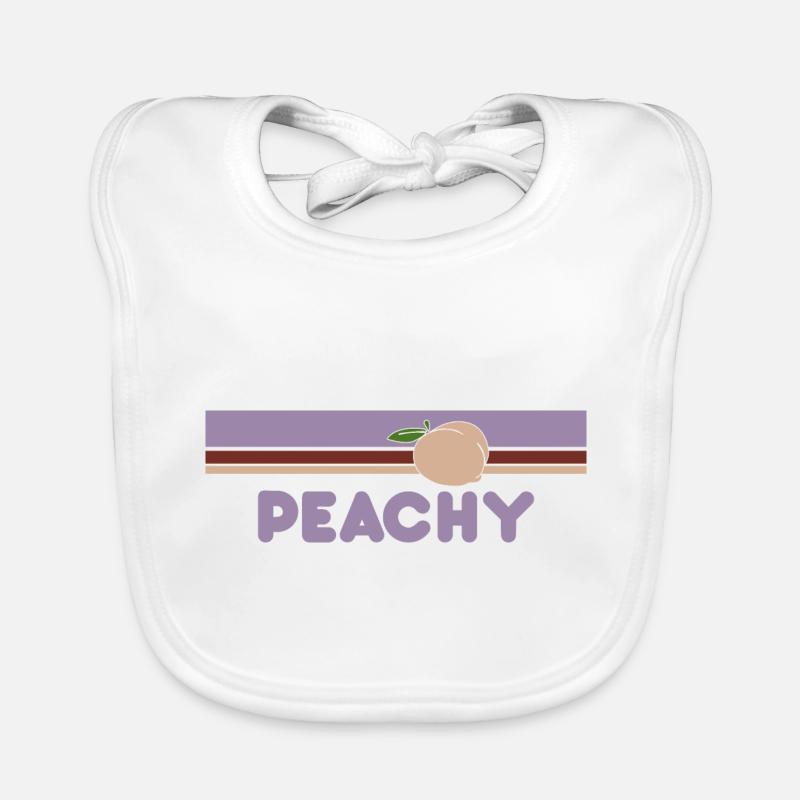 Peach Graphic Peachy Bavoir bio Bébé