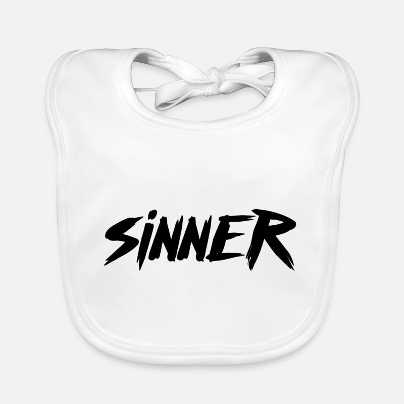 Sinner Grafik Baby Bio-Lätzchen