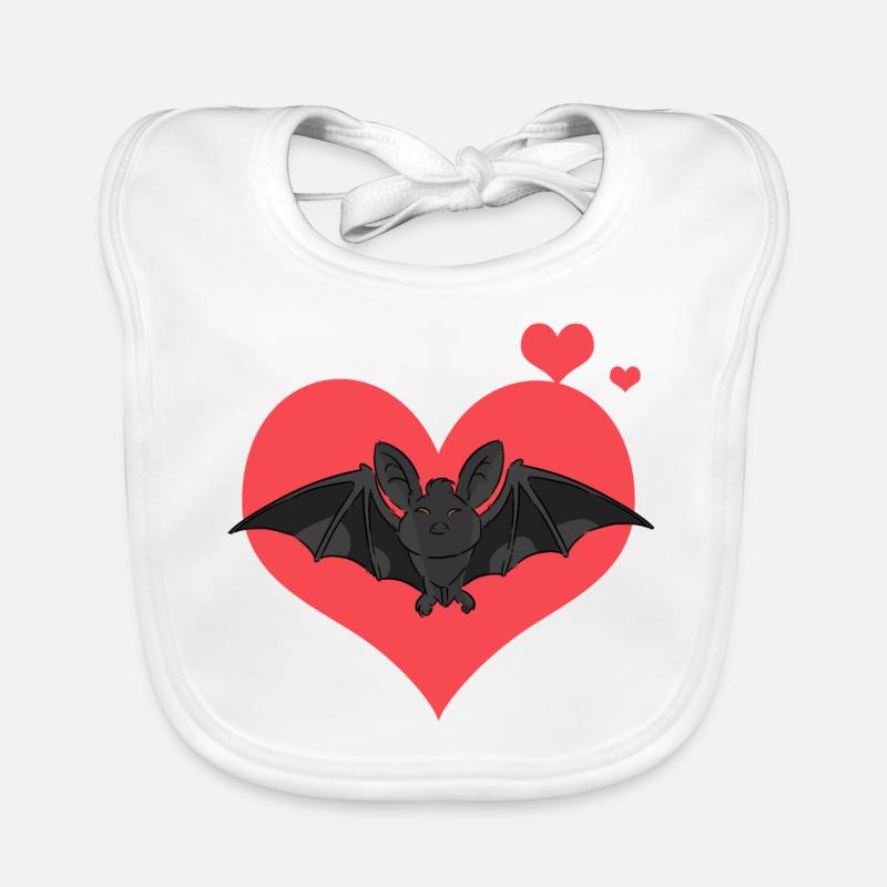 bat Organic Baby Bibs