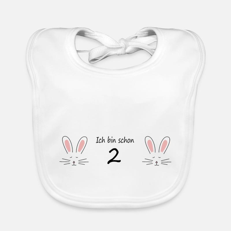 Ich bin schon 2 Baby Bio-Lätzchen