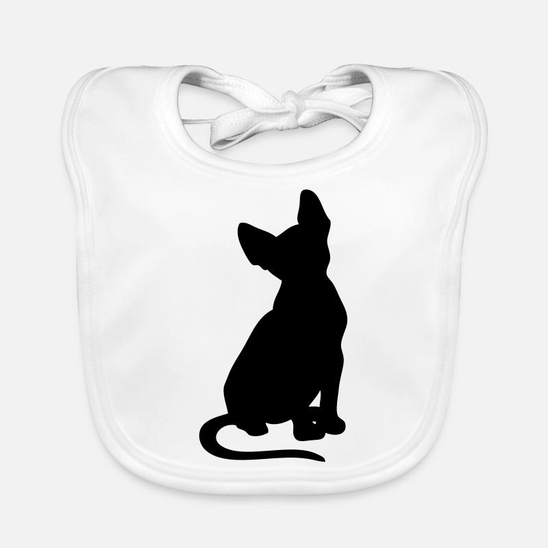 Sphynx - free color selection Organic Baby Bibs