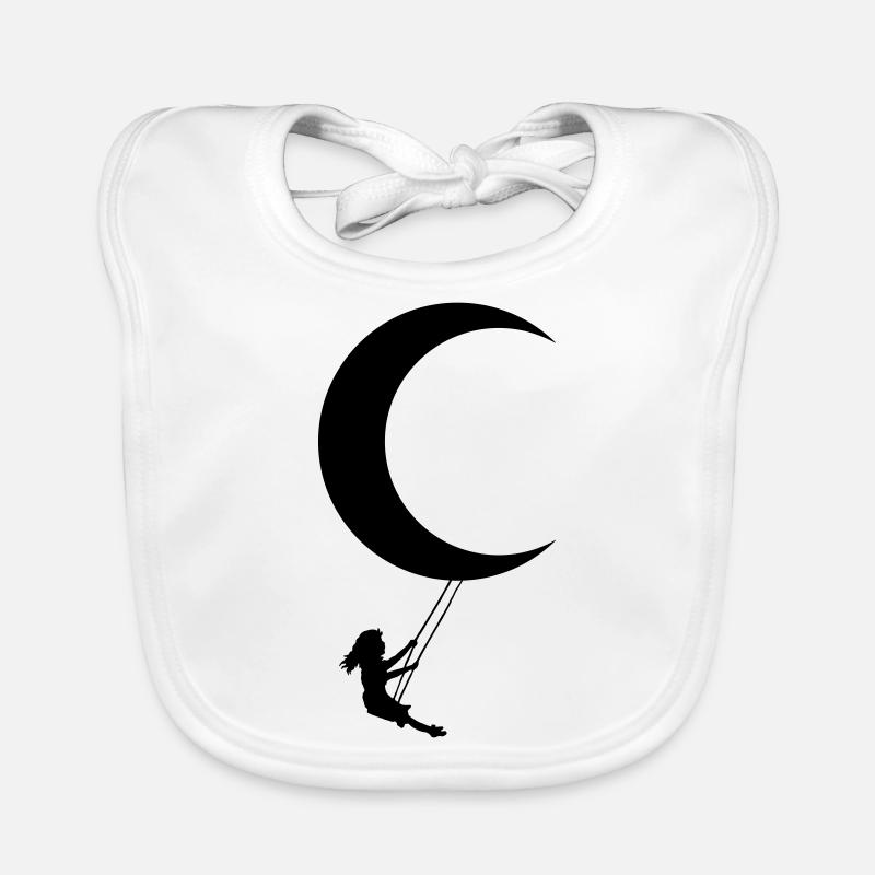 balançoire lune Bavoir bio Bébé