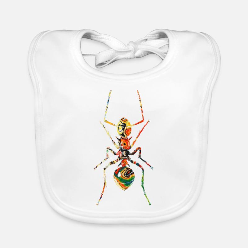 Ant Organic Baby Bibs