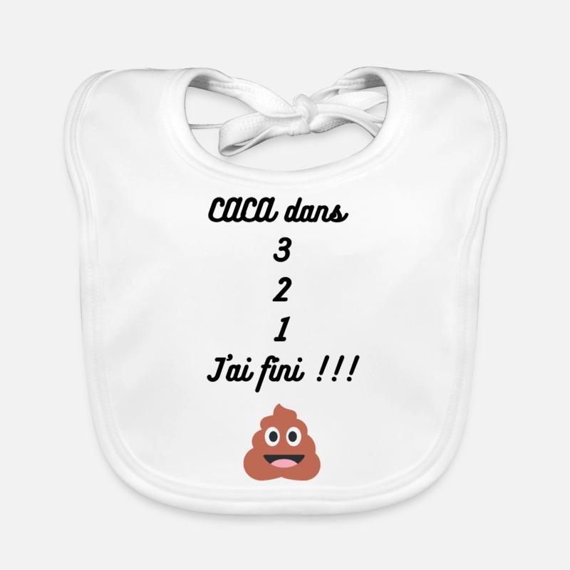 Caca rigolo Bavoir bio Bébé