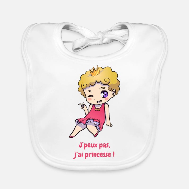 J'peux pas, j'ai princesse ! Bavoir bio Bébé