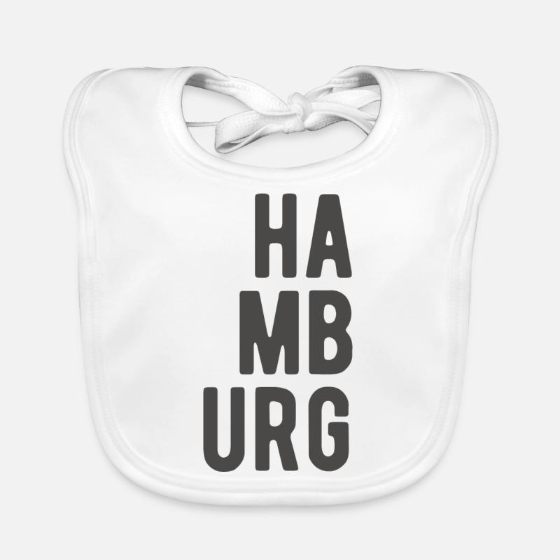 Hamburg Hamburger Sprüche Zitate Bilder Geschenk Baby Bio-Lätzchen