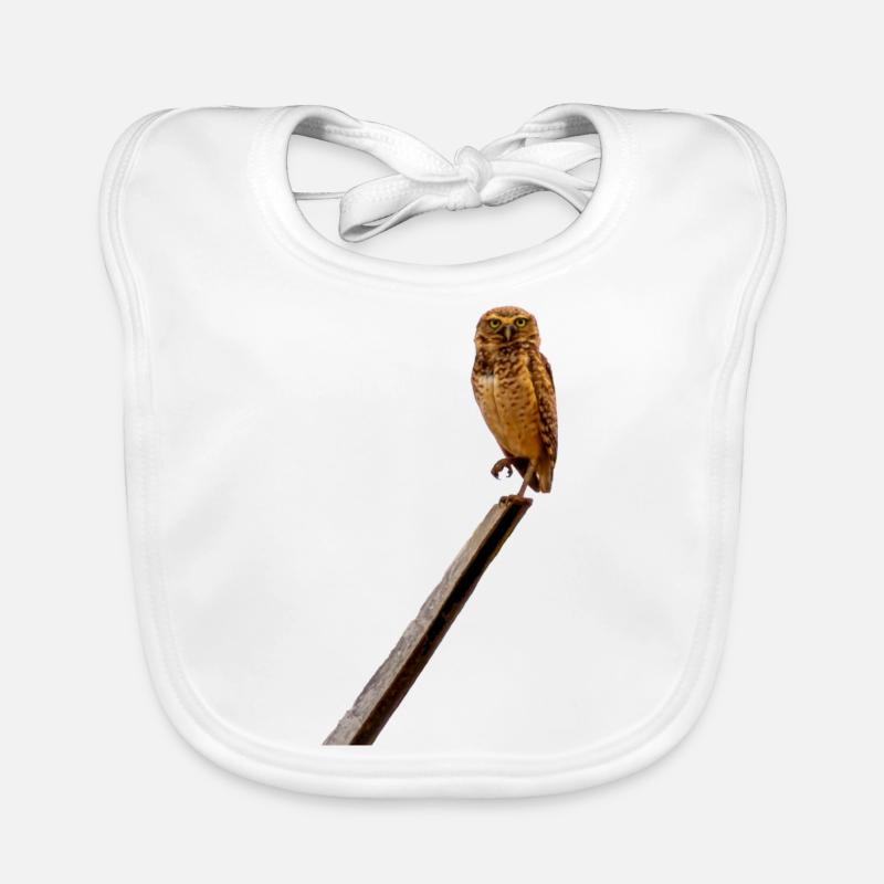 c'est chouette un hibou Bavoir bio Bébé