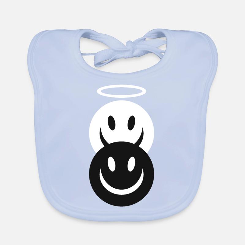 Diables et anges Bavoir bio Bébé