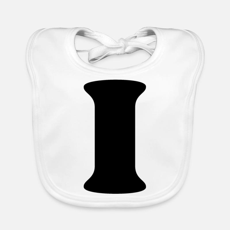 Buchstabe i Baby Bio-Lätzchen