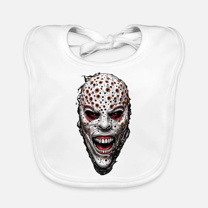 Conception de monstre d’Halloween trypophobe Bavoir bio Bébé