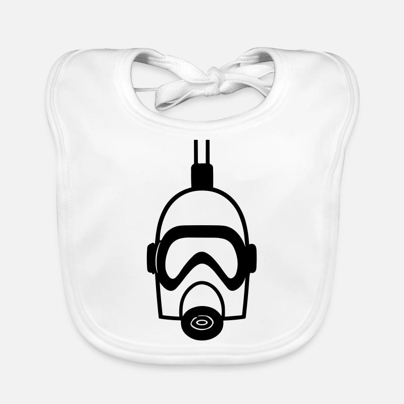 Gas Mask Organic Baby Bibs