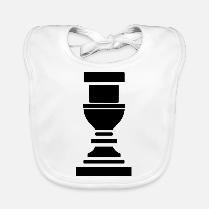Greek Column Organic Baby Bibs