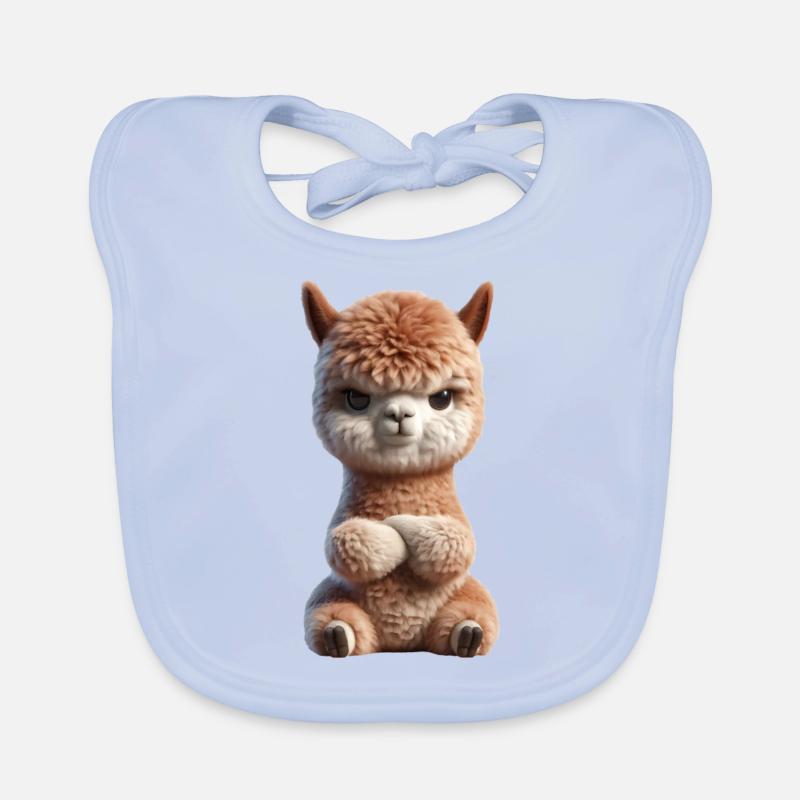 Alpaca grim 2 Organic Baby Bibs