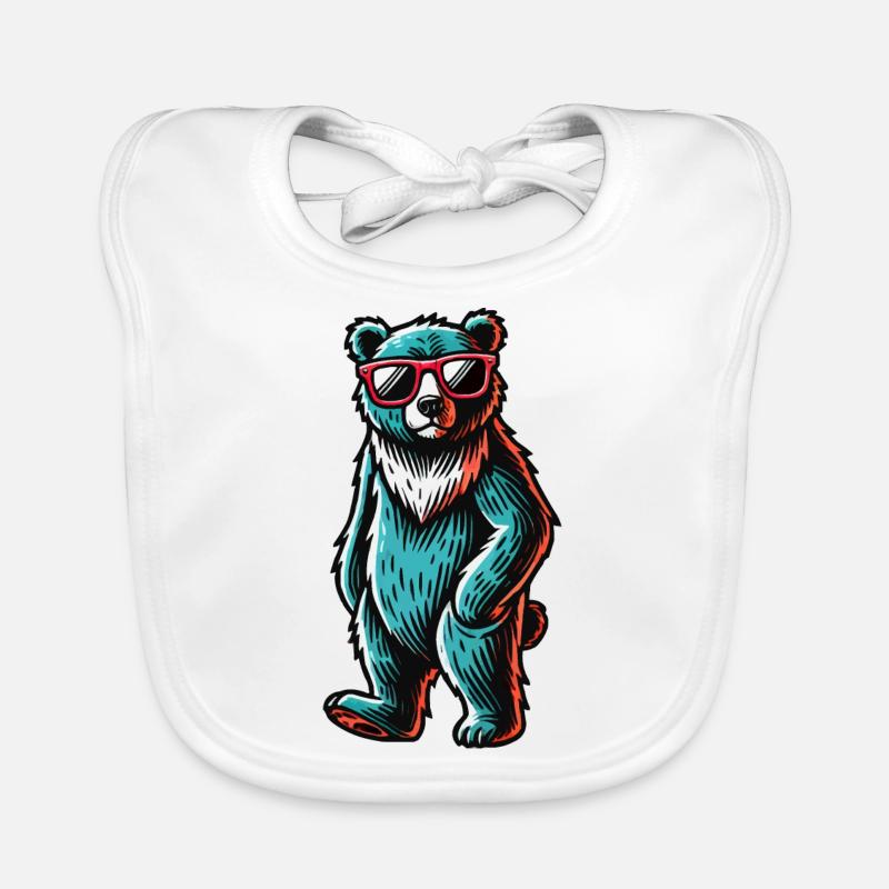 Bear cool Organic Baby Bibs