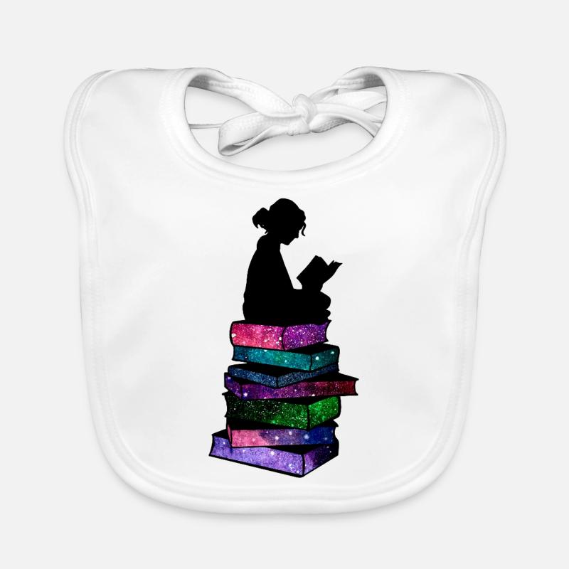 Cosmic Reading Organic Baby Bibs
