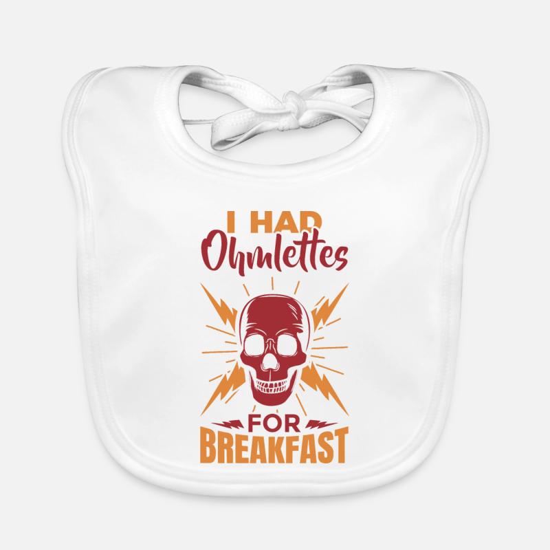 Elektroniker Witz Baby Bio-Lätzchen