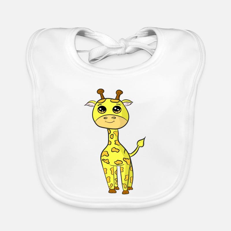 Bébé girafe Bavoir bio Bébé