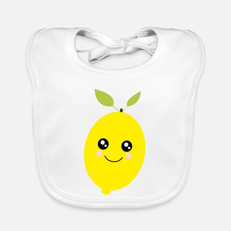 Kawaii citron vert citron vert Kawaii autocollant Bavoir bio Bébé