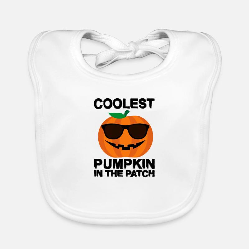 Citrouille la plus cool du patch Bavoir bio Bébé