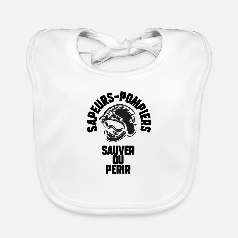 Sapeur pompier Bavoir bio Bébé