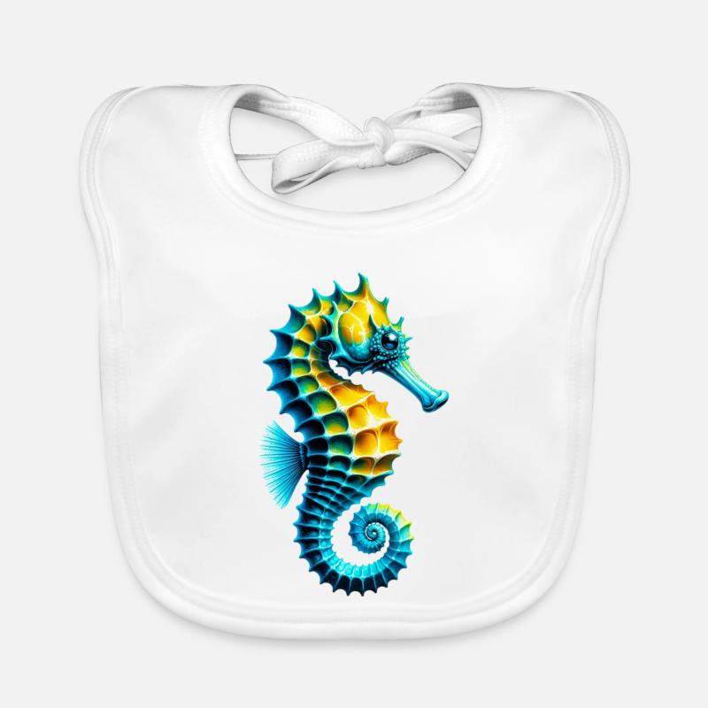 Hippocampe Bavoir bio Bébé