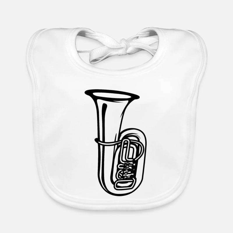 Dessin de tuba Bavoir bio Bébé