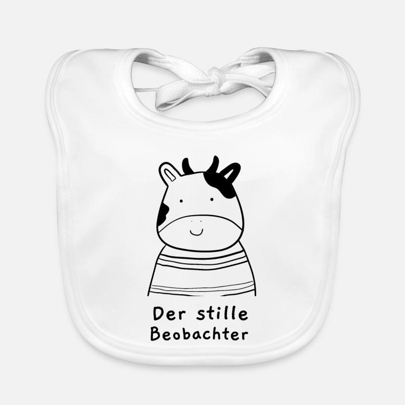 The silent observer Organic Baby Bibs