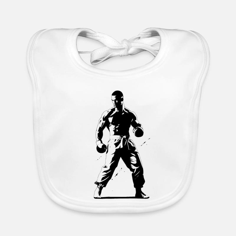 Kickboxer Organic Baby Bibs