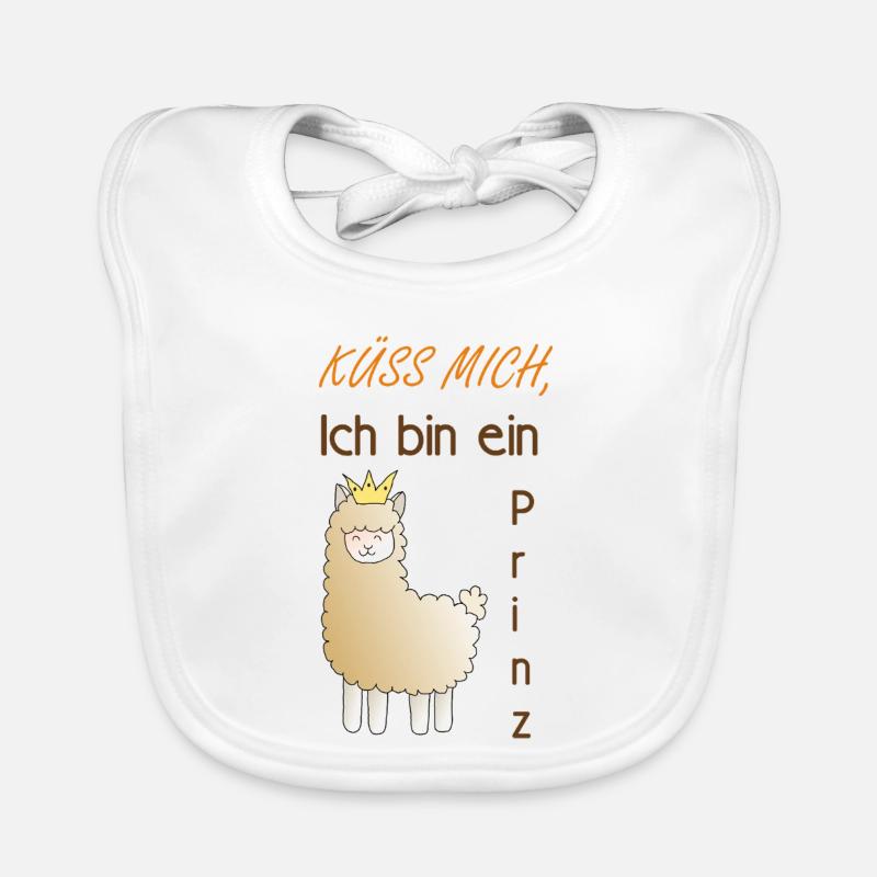 Küss mich, ich bin ein Prinz! Baby Bio-Lätzchen