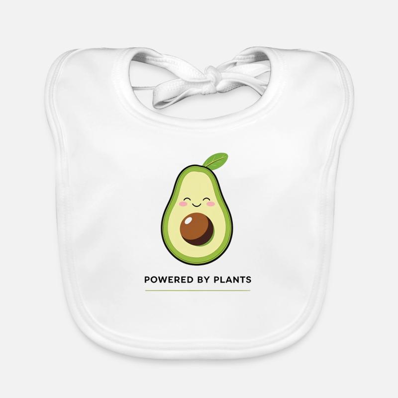 Propulsé par les plantes – Avocat doux Bavoir bio Bébé