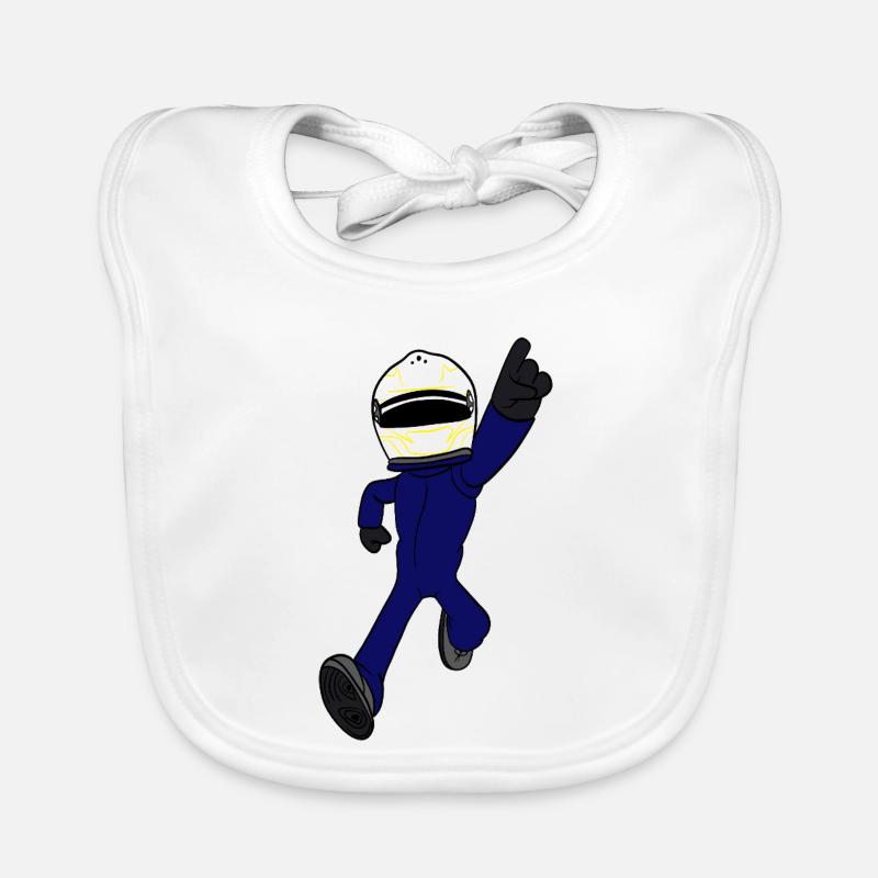 racing driver Organic Baby Bibs