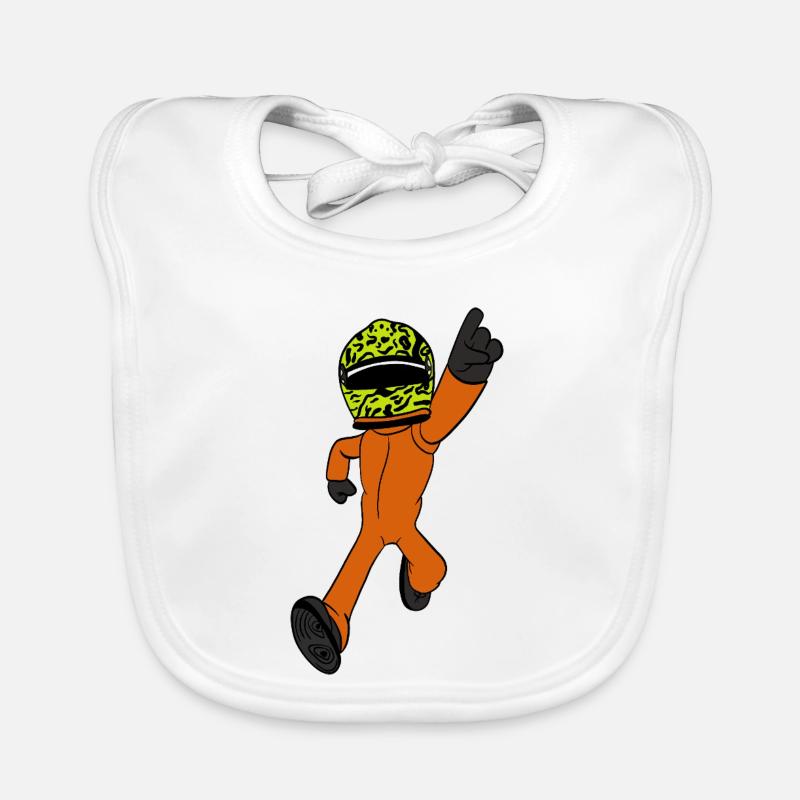 racing driver Organic Baby Bibs