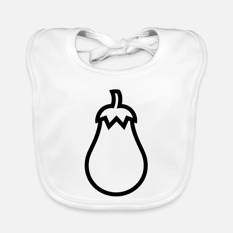 eggplant Organic Baby Bibs