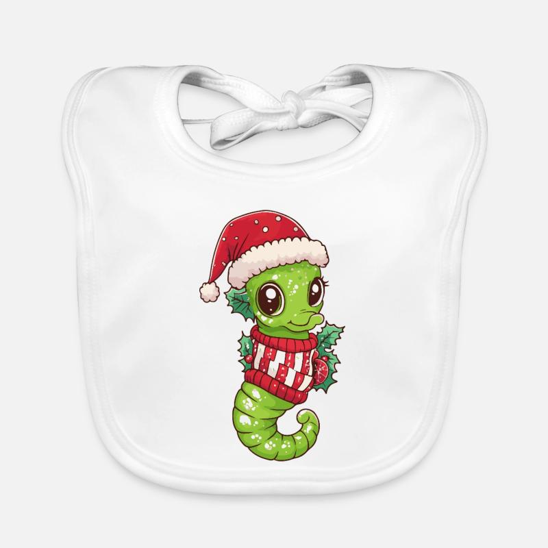 Noël de l’hippocampe Bavoir bio Bébé